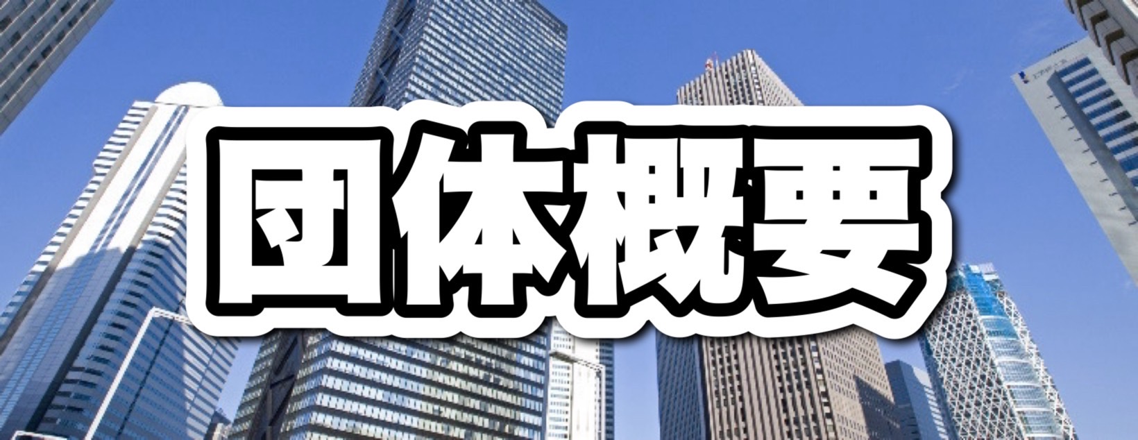 団体概要のイメージ